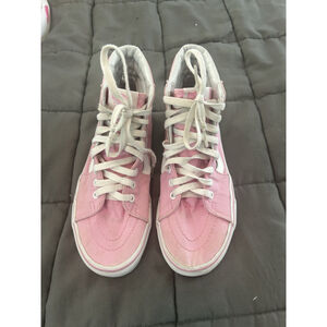 Vans High Top Woman’s Pink Size 8